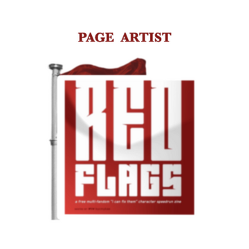 page artist — Red Flags, a character zine page artist — Red Flags, a character zine
