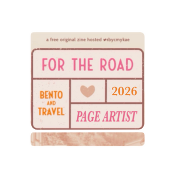 page artist x2 — For The Road: a bento and travel zine page artist x2 — For The Road: a bento and travel zine